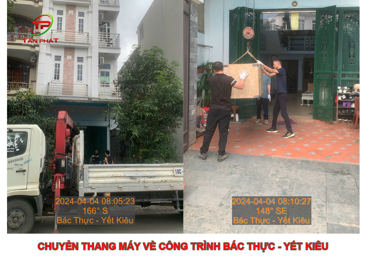 Chuyển Thang Máy Về Lắp Đặt Công Trình Bác Thực - Yết Kiêu